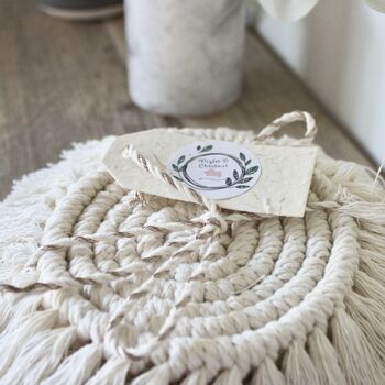 Macramé Coasters, 4 of 4