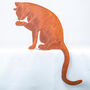 Laser Cut Metal Cat Decor, thumbnail 4 of 4