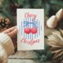 Cherry Christmas Card, thumbnail 1 of 3