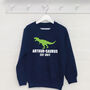 Personalised Dinosaur Established Jumper, thumbnail 3 of 3