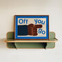 Off You Go Retro Hallway Wall Print, thumbnail 4 of 9
