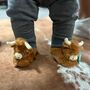 Longhorn Highland Cow Baby Slippers, 0 Six Months, thumbnail 1 of 8