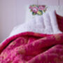 Damask Pink Quilted Bedspread, thumbnail 3 of 3