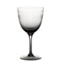 A Set Of Four Smoky Wine Glasses With Ovals Design, thumbnail 2 of 2