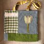 Linen And Cotton Patchwork Tote, thumbnail 9 of 12