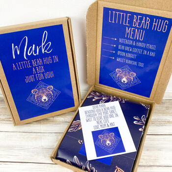 Little Bear Hug In A Box Personalised Letterbox Gifts, 2 of 5