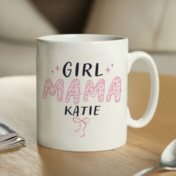 New Mum Gifts Girl Mama Personalised Mug, 6 of 6