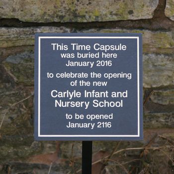 Personalised Time Capsule Plaque, 7 of 10