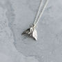 Delicate Moth Silver Necklace, thumbnail 3 of 8