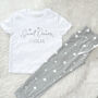 Sweet Dreams Personalised Kids Star Pyjamas, thumbnail 2 of 3