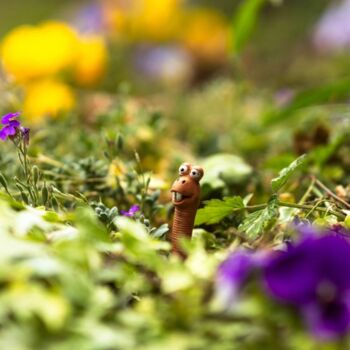 Garden Ornament Decor Worm Statue Novelty Durable Resin, 8 of 11