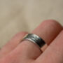 Men's Coordinates Sterling Silver Adjustable Ring, thumbnail 2 of 6