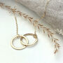The 9ct Gold Laurel Personalised Necklace, thumbnail 6 of 6