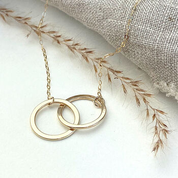 The 9ct Gold Laurel Personalised Necklace, 6 of 6