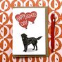 Flatcoated Retriever Father's Day Card, thumbnail 1 of 3