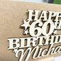 Personalised 60th Birthday Card Keepsake, thumbnail 6 of 12