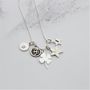 Personalised Good Luck Charm With Birthstones Necklace, thumbnail 8 of 12