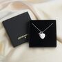 Personalised Girl's St. Christopher Heart Birthstone Necklace, thumbnail 8 of 9