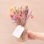 Mother's Day Dried Flowers Letterbox Bouquet, thumbnail 2 of 5