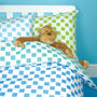 Chequers Bed Linen Set, thumbnail 2 of 3