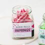 Alcoholic Raspberry Prosecco Humbugs Jar, thumbnail 1 of 1