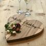 Home Address Personalised Wooden Heart Chopping Board, thumbnail 1 of 2