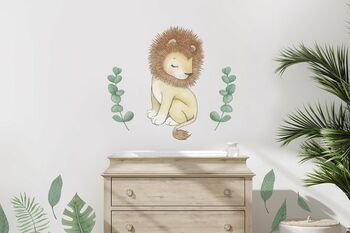 Children's Safari Jungle Animals Wall Decal Stickers, 4 of 7