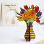 Pop Out Wooden Spring Flowers Card, thumbnail 4 of 12