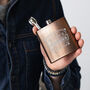 Personalised Vintage Hipflask Mens Birthday Gifts, thumbnail 3 of 4