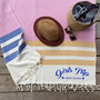 Personalised Cotton Larger Beach And Bath Towel, thumbnail 7 of 12