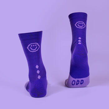 Purple Happy Lemon Socks, 2 of 4