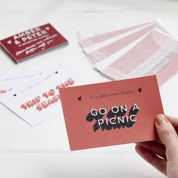 Personalised Couple's Adventure Tickets, 3 of 7