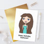Personalised Dollybelles Character Birthday Card, thumbnail 2 of 5