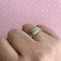 Sterling Silver Stacking Ring, thumbnail 3 of 9