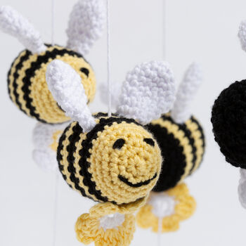Lewis The Bee Nursery Mobile Easy Crochet Kit, 2 of 6