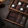 Eight Slots Solid Wooden Watch Case Box With Pillows, thumbnail 6 of 9