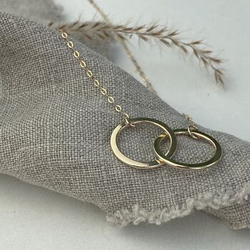 The 9ct Gold Laurel Personalised Necklace, 5 of 6