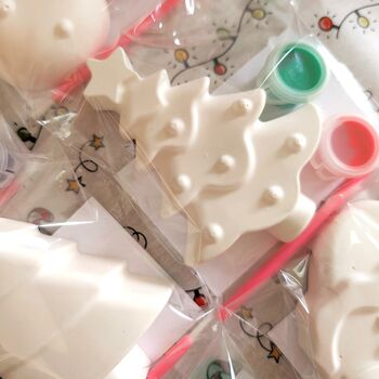 Paint Your Own Christmas Shape Mini Craft Kit, 4 of 8