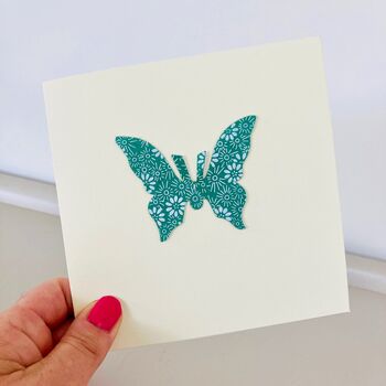 Handmade Butterfly Birthday Card, 9 of 10