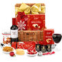 Red Robin Christmas Food Hamper With Red Wine, thumbnail 1 of 4