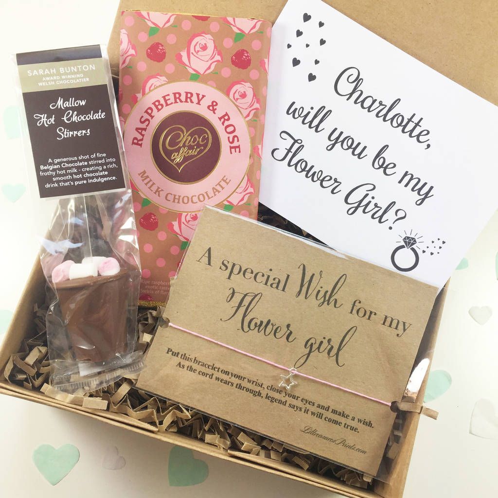 Will You Be My Flower Girl Gift Box By Sweet Bella Gifts 