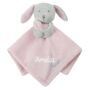 Personalised Baby Rabbit Comforter Embroidered Gift, thumbnail 2 of 6