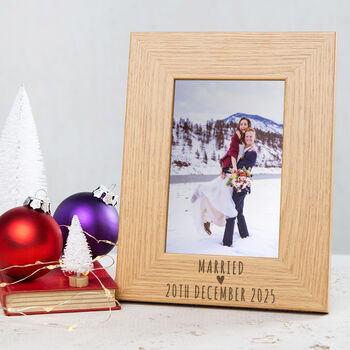 Personalised Couples Anniversary Photo Frame, 5 of 8