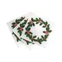 Large Holly Wreath Paper Christmas Napkins Pack Of 20, thumbnail 2 of 3