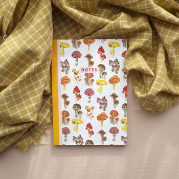 Mushroom And Toadstool Print A6 Pocket Notebook Journal, 3 of 10