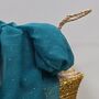 Sparkle Scarf In Teal, thumbnail 2 of 3