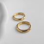 Classic Gold Sleeper Vermeil Hoops, thumbnail 1 of 5