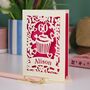 Personalised Papercut Cupcake Birthday Card, thumbnail 7 of 8