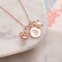 Rose Gold Fairy Godmother Personalised Necklace, thumbnail 1 of 7