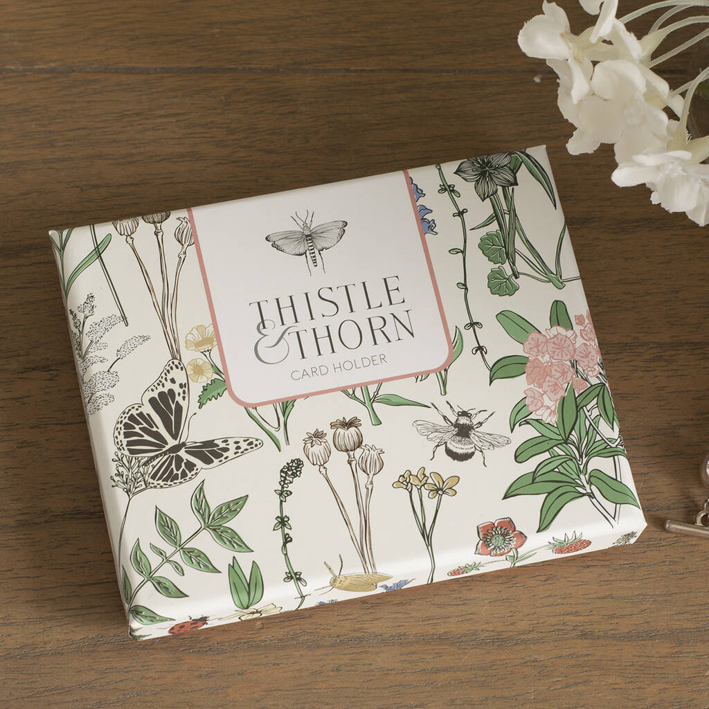 Floral Card Holder And Gift Box By Jodie Byrne